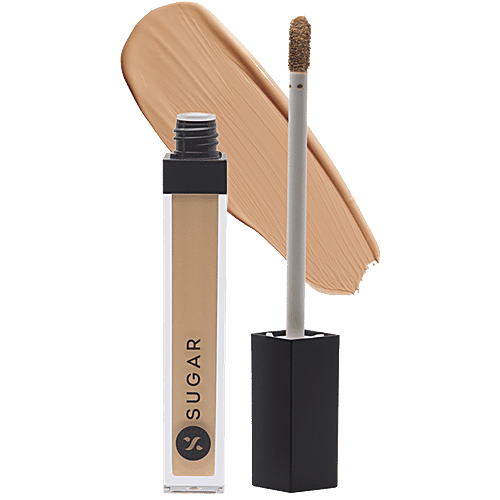 Sugar Cosmetics Magic Wand Waterproof Concealer - Medium Beige, Warm Undertone, Blurs Marks, 8.4 g 40 Breve 