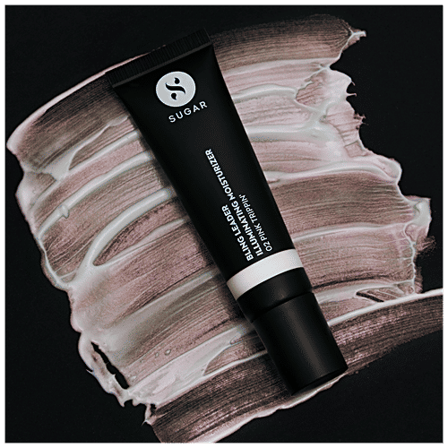 Sugar Cosmetics Bling Leader Illuminating Moisturizer - Cool Pink With A Pearl Finish, 25 g 02 Pink Trippin' 