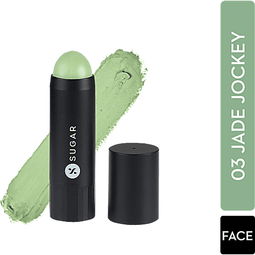 Sugar Cosmetics Face Fwd Corrector Stick - Green, Suits All Skin Tones, 9 g 03 Jade Jockey 