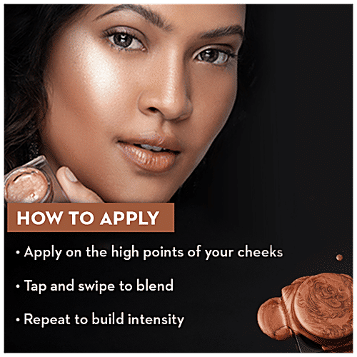 Sugar Cosmetics Glow & Behold Jelly Highlighter - Warm Champagne Gold, Water Based Formula, Intensely Pigmented, 3 g 01 Gold Goal