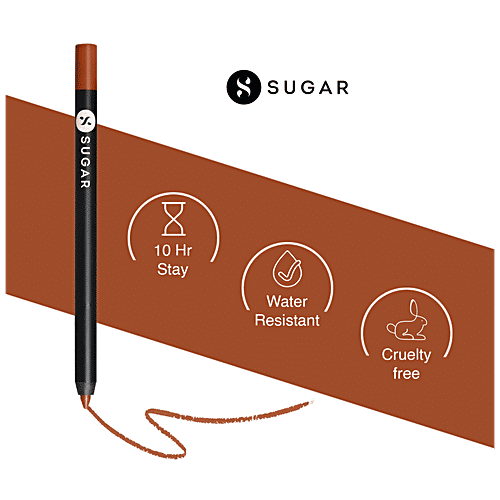 Sugar Cosmetics Lipping On The Edge Lip Liner - Smear-proof, Water-resistant, 1.2 g 02 Wooed By Nude 