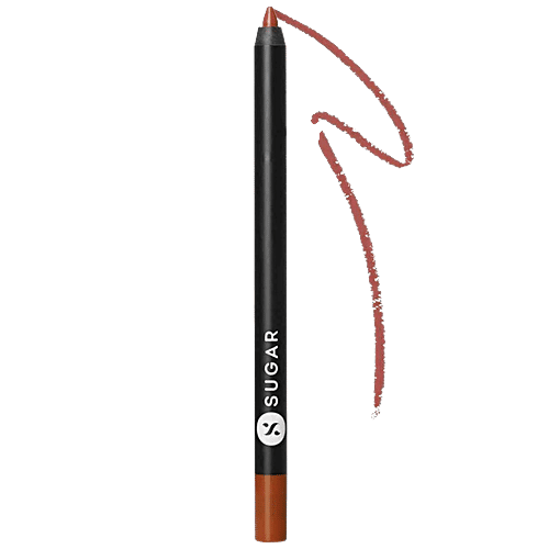 Sugar Cosmetics Lipping On The Edge Lip Liner - Smear-proof, Water-resistant, 1.2 g 02 Wooed By Nude 