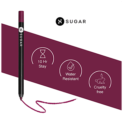 Sugar Cosmetics Lipping On The Edge Lip Liner - Smear-proof & Water-resistant, 1.2 g 07 Fiery Berry 