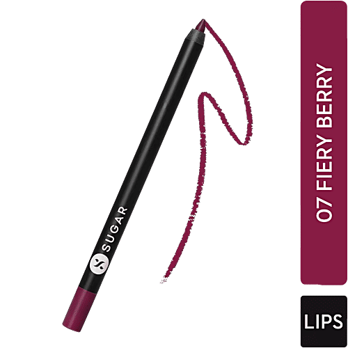 Sugar Cosmetics Lipping On The Edge Lip Liner - Smear-proof & Water-resistant, 1.2 g 07 Fiery Berry 