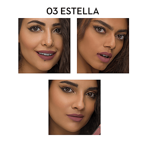 Sugar Cosmetics Mettle Liquid Lipstick - Neutral Pinky Brown, Highly Pigmented, Long Lasting, 7 g 03 Estella