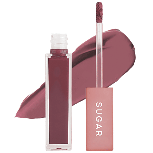 Sugar Cosmetics Mettle Liquid Lipstick - Neutral Pinky Brown, Highly Pigmented, Long Lasting, 7 g 03 Estella