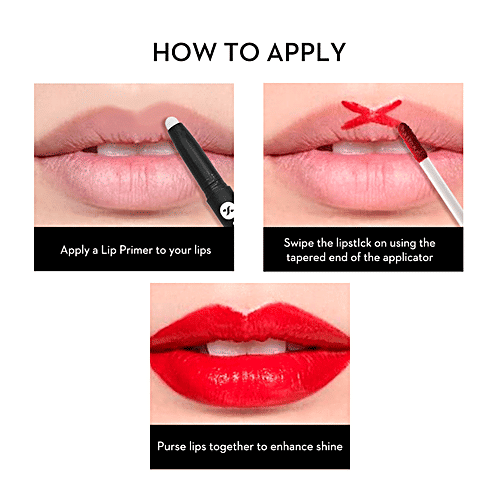 Buy SUGAR Cosmetics Mettle Liquid Lipstick Deep Pinkish Red With Blue