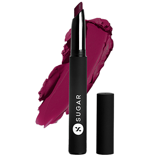 Sugar Cosmetics Matte Attack Transferproof Lipstick - Dark Berry, Highly Pigmented, Long Lasting, 2 g 03 The Grandberries 