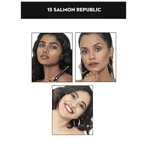 Sugar Cosmetics Matte Attack Transferproof Lipstick - Deep Salmon Pink, Highly Pigmented, Long Lasting, 2 g 15 Salmon Republic 