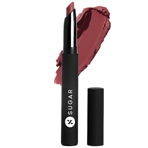 Sugar Cosmetics Matte Attack Transferproof Lipstick - Deep Salmon Pink, Highly Pigmented, Long Lasting, 2 g 15 Salmon Republic 