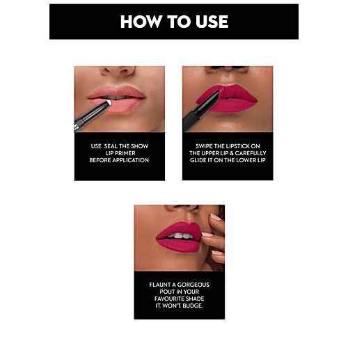 Sugar Cosmetics Matte Attack Transferproof Lipstick - Bluish Red/Cool-toned Red, Highly Pigmented, Long Lasting, 2 g 17 Grateful Red