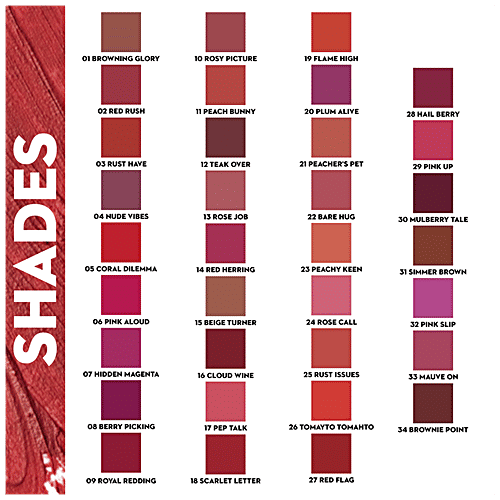 Sugar Cosmetics Nothing Else Matter Longwear Lipstick - Subtle Burnt Red, Highly Pigmented, Long Lasting, 3.5 g 03 Rust Have 