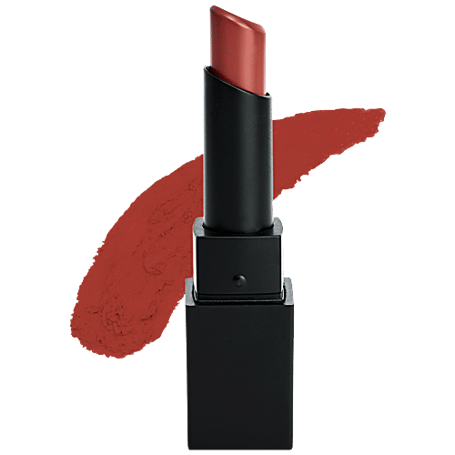 Sugar Cosmetics Nothing Else Matter Longwear Lipstick - Subtle Burnt Red, Highly Pigmented, Long Lasting, 3.5 g 03 Rust Have 