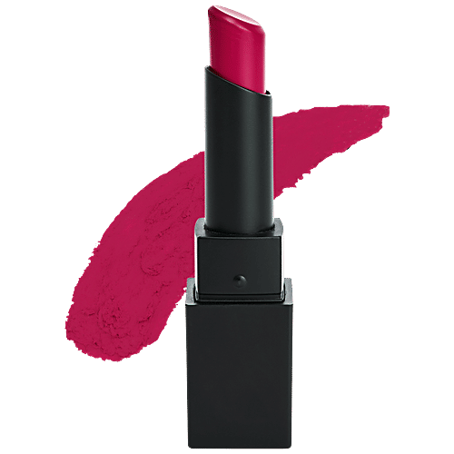 Sugar Cosmetics Nothing Else Matter Longwear Lipstick - Bright Fuchsia Pink, Highly Pigmented, Long Lasting, 3.5 g 06 Pink Aloud 