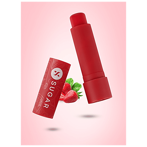 Sugar Cosmetics Tipsy Lips Moisturising Balm - For Smooth & Plump Lips, Relieves Dryness, Promotes Cell Repair, 4.5 g 02 Cosmopolitan 