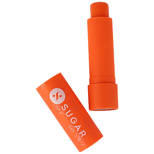 Sugar Cosmetics Tipsy Lips Moisturizing Balm - For Smooth & Plump Lips, Relieves Dryness, Promotes Cell Repair, 4.5 g 06 Mango Margarita 