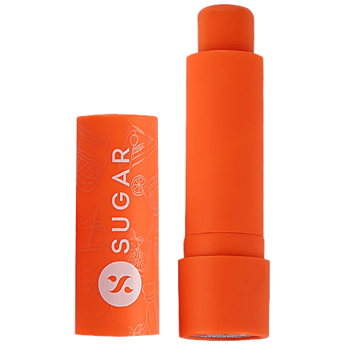 Sugar Cosmetics Tipsy Lips Moisturizing Balm - For Smooth & Plump Lips, Relieves Dryness, Promotes Cell Repair, 4.5 g 06 Mango Margarita 