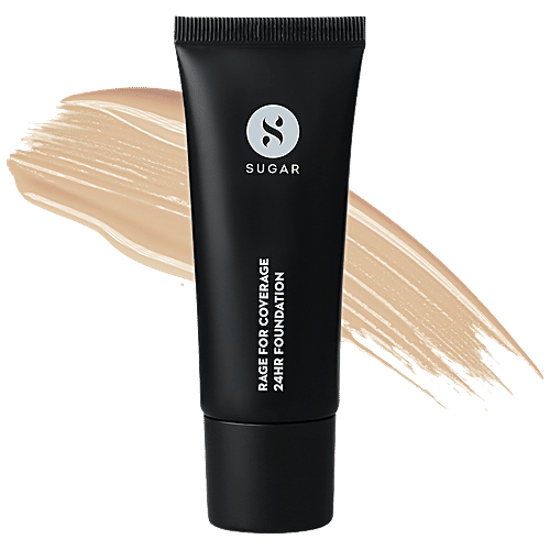 Buy SUGAR Cosmetics Rage For Coverage 24Hr Foundation Light, Warm