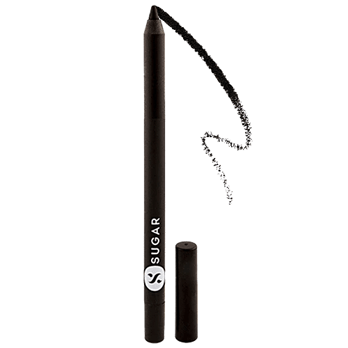 Sugar Cosmetics Stroke Of Genius Heavy-duty Kohl - Smear-proof & Water-resistant, 1.2 g 01 Back To Black 