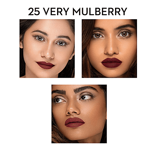 Sugar Cosmetics Smudge Me Not Liquid Mini Lipstick - Highly Pigmented, 1.1 ml 25 Very Mulberry 