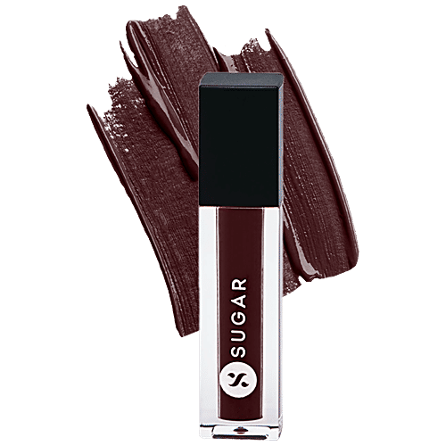 Sugar Cosmetics Smudge Me Not Liquid Mini Lipstick - Highly Pigmented, 1.1 ml 25 Very Mulberry 