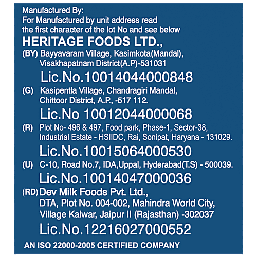 Heritage Premium Curd - Natural Source Of Calcium, 180 g  