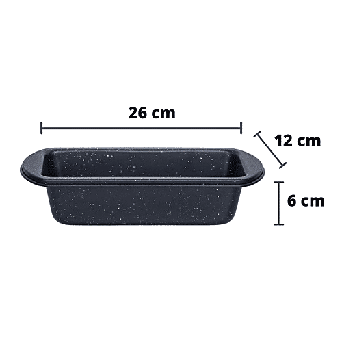 Femora Carbon Steel Baking Pan - Big, Oven Safe, For Bread & Cakes, Non-Stick, Black, 1 pc  