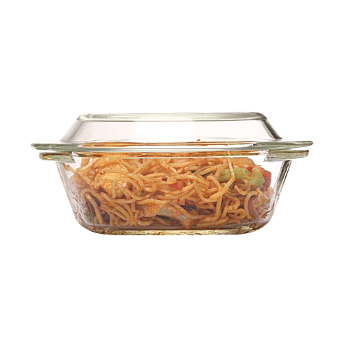 Buy Femora Borosilicate Glass Casserole Multipurpose, Microwave Safe