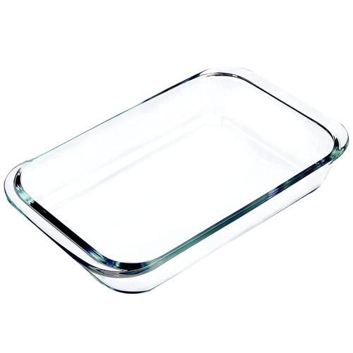 Femora Borosilicate Glass Baking Dish - Rectangle, Microwave Oven Safe, For  Kitchen & Professional Use, 1.6 L