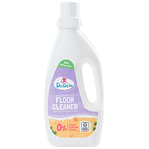 Dr. Octo Floor Cleaner - Ylang Ylang, Sweet Orange, Lavender, 0% Toxins, Removes Dirt, 500 ml
