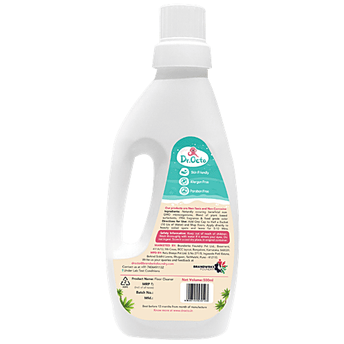 Dr. Octo Floor Cleaner - Ylang Ylang, Sweet Orange, Lavender, 0% Toxins, Removes Dirt, 500 ml