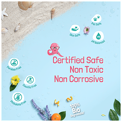 Dr. Octo Floor Cleaner - Ylang Ylang, Sweet Orange, Lavender, 0% Toxins, Removes Dirt, 500 ml