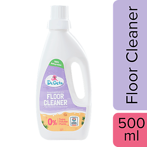 Dr. Octo Floor Cleaner - Ylang Ylang, Sweet Orange, Lavender, 0% Toxins, Removes Dirt, 500 ml