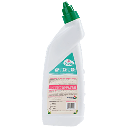 Dr. Octo Toilet Cleaner - Geranium, Lavender, Chamomile, 0% Toxins, Removes Tough Stains, 500 ml  