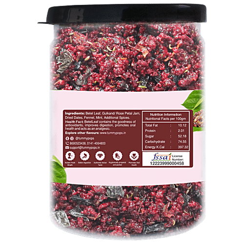 Tummy Pops Paan Gulkand, 90 g