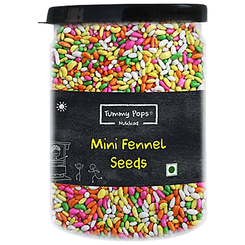 Tummy Pops Mouth Freshener/ Mukhwas - Nukkad Mini Fennal Candy, After-Meal Digestive, 90 g  