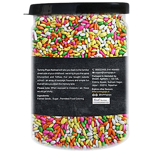 Tummy Pops Mouth Freshener/ Mukhwas - Nukkad Mini Fennal Candy, After-Meal Digestive, 90 g  