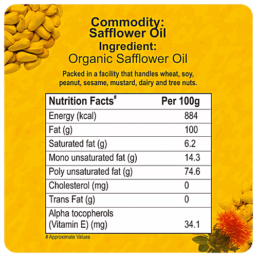 Buy 24 Mantra Safflower Oil Expeller Pressed, Unrefined, Double