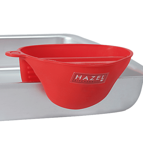 Hazel Silicone Pinch Grip Mitts- For Oven Use, Heat Resistant Kitchen Pot Holder, Red, 2 pcs  