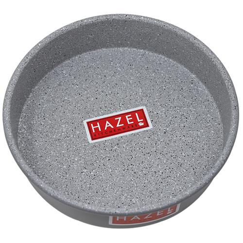 HAZEL Cake Mould - Heavy Gauge, Round Shaped, Baking Tin For Microwave, OTG, Grey, 1 kg (1 pc) 
