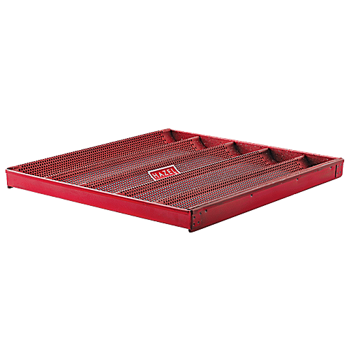 Hazel Long French Bread Tray - Heavy Gauge, Aluminized Steel, Non Stick, For Baguettes, Red, 1 pc  