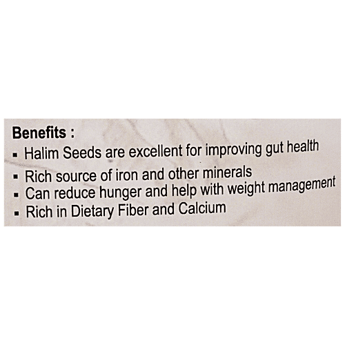 Nutriwish Halim Seeds - Rich Source Of Iron, 1 kg  