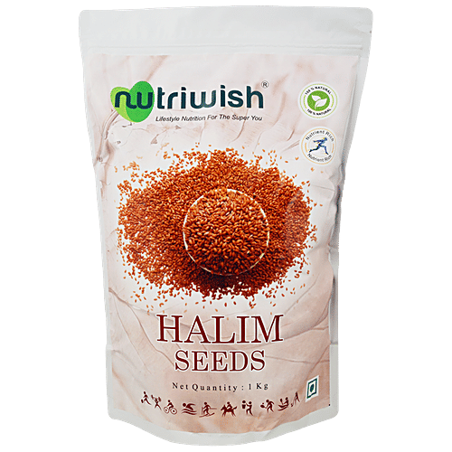 Nutriwish Halim Seeds - Rich Source Of Iron, 1 kg  