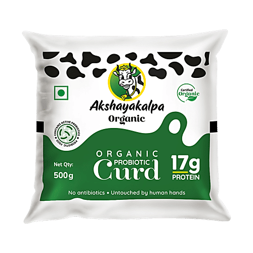 Akshayakalpa Organic Probiotic Curd, 500 g