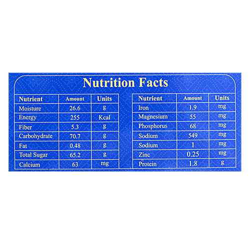 Strands Fresh Muzafati Black Dates - Premium Quality, Natural Sweetener, 500 g