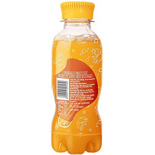 Bisleri Fonzo Mango With Fizz, 160 ml Ready To Serve Fruit-Based Beverage, Refreshing