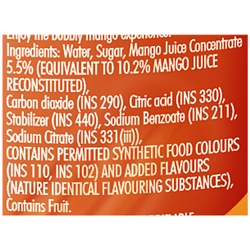 Bisleri Fonzo Mango With Fizz, 160 ml Ready To Serve Fruit-Based Beverage, Refreshing