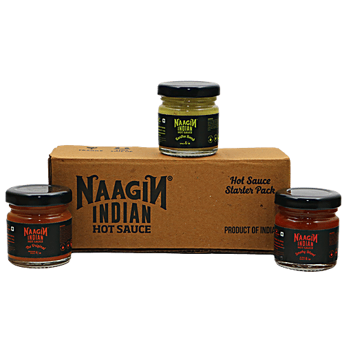 Buy NAAGIN Indian Hot Sauce Starter Pack The Original, Kantha Bomb