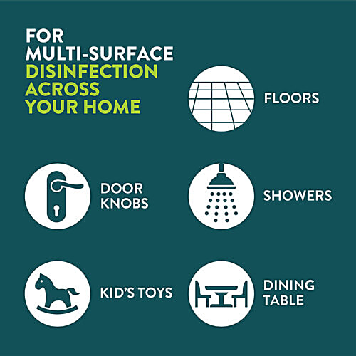 Nature Protect Disinfectant Floor Cleaner -  Neem, For Floor & Surfaces, Kills Germs & Viruses, 1.8 L  