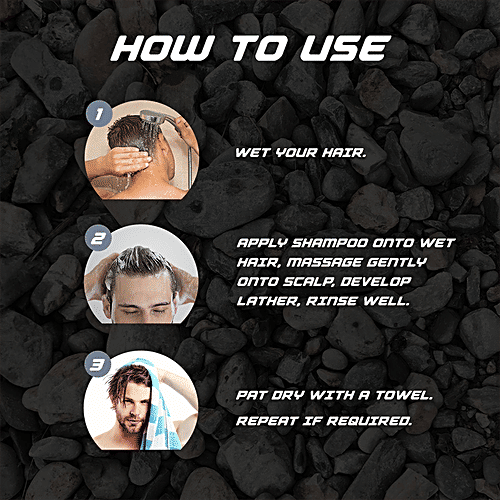 Biker's Strong & Bouncy 2-In-1 Shampoo + Conditioner - With Whey Protein & Almond, For Strong, Smooth & Shiny Hair, For Men, 340 ml